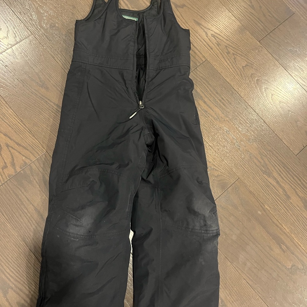 L.L. Bean Dark Snow Bib Overalls